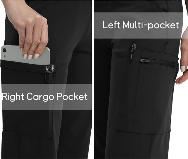 Thumbnail 4 de QBK High Rise Yoga Scrub Pants Women 2X Waistband