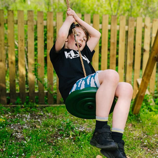 Detalle 1 de Jaques of London Button Swing Set for Kids (Outdoor Garden Swing Seat)