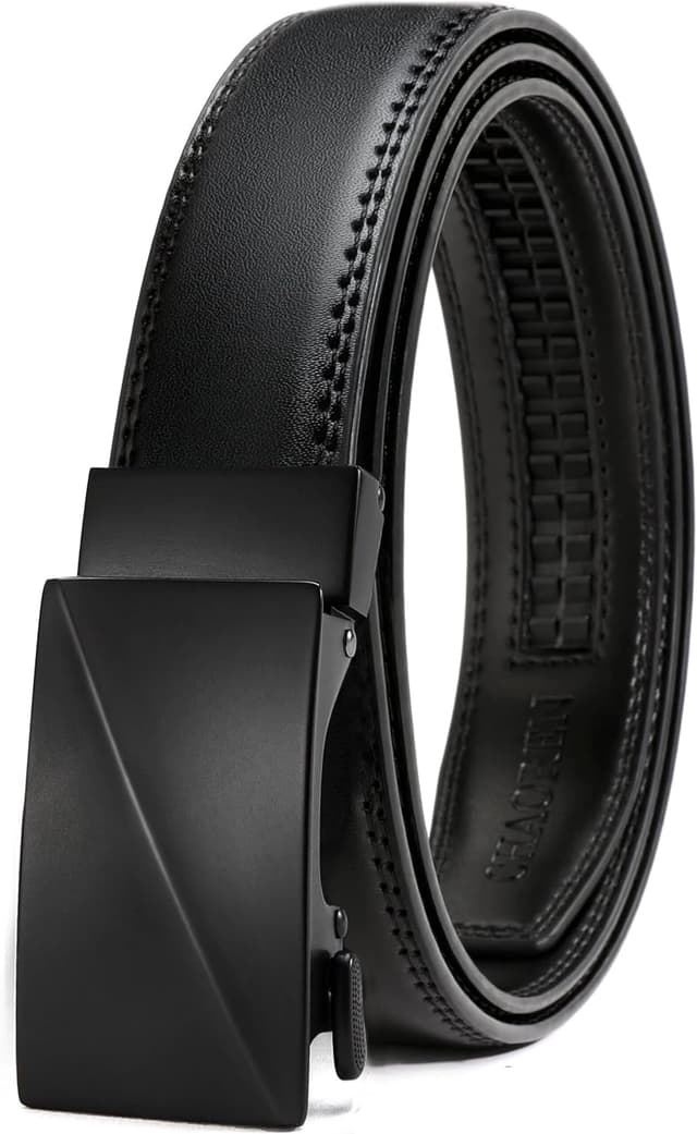 Detalle de CHAOREN ratchet leather belt 1 3/8 inch