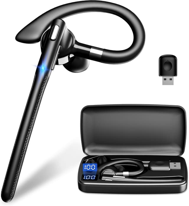 Imagen de Bluetooth 6.1 Headset mit Mikrofon, 180 Std. Standby en OfertitasTOP
