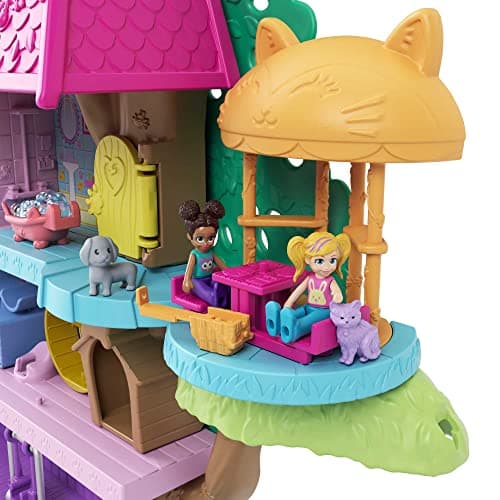 Thumbnail 4 de Polly Pocket POLLYVILLE Pet Adventure Treehouse Playset