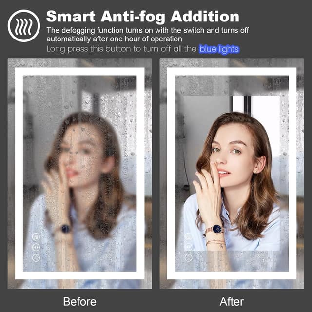 Thumbnail 5 de Amorho 36"x36" LED Bathroom Mirror