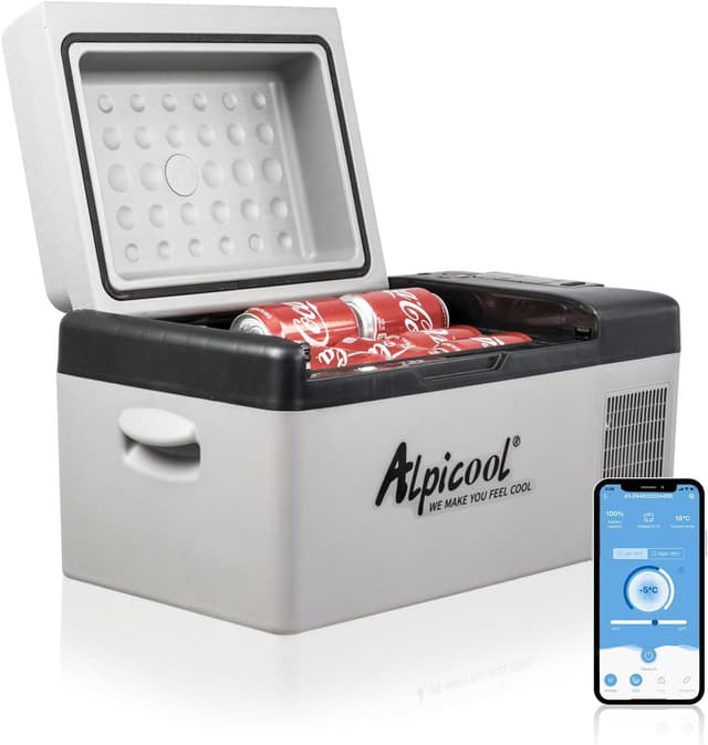 Thumbnail 6 de Alpicool C9PT 9L 12V Kühlbox mit Kompressor für Auto & Camping (schwarz)