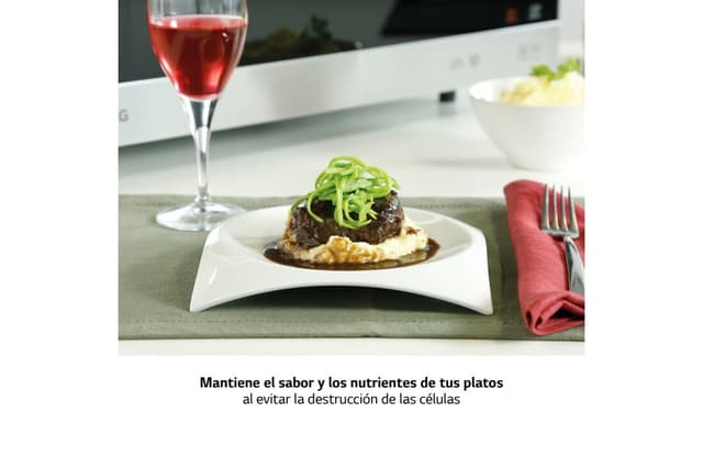 Detalle 1 de LG MJ3965BPS Horno microondas 4 en 1, 39 L