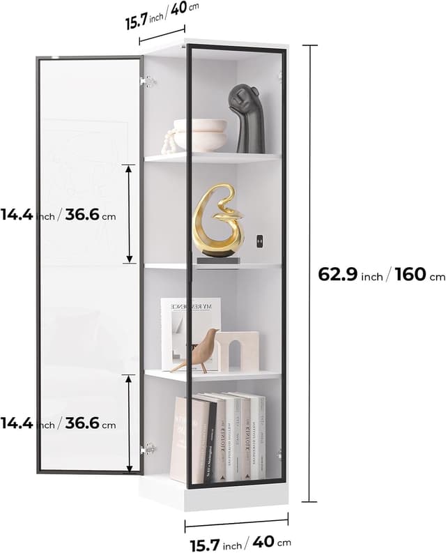 Thumbnail 1 de BROTTAR Eckvitrine mit LED Beleuchtung
