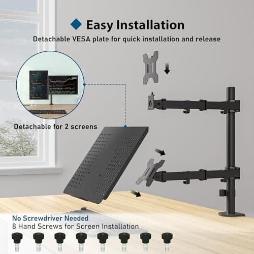 Thumbnail 4 de BONTEC Soporte Monitor y Portatil 13-27 pulgadas