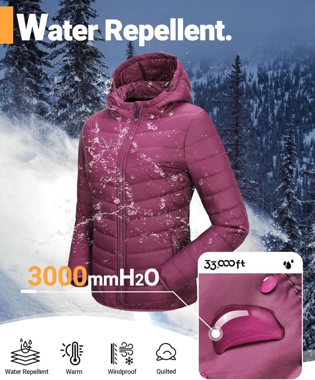 Thumbnail 2 de 33,000ft Women’s Lightweight Puffer Jacket