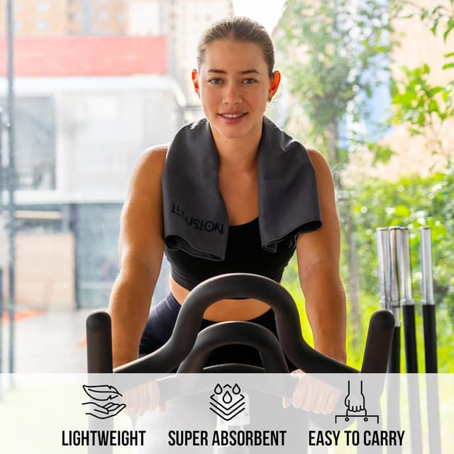 Thumbnail 1 de illusion Small Microfibre Gym Towel 40x80cm