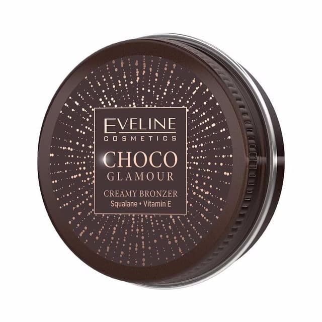 Detalle de Eveline Cosmetics Choco Glamour Cream Bronzer mit Squalan & Vitamin E (30 g)