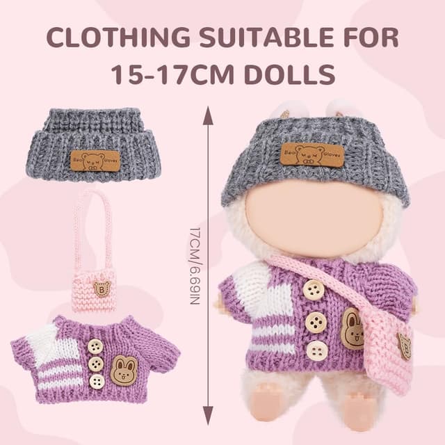 Detalle 2 de Vicloon abiti per bambole 17 cm
