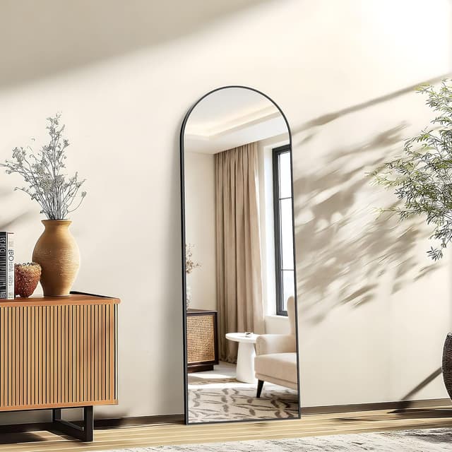 Detalle de KOCUUY Bogen Standspiegel 147 x 47 cm Ganzkörper