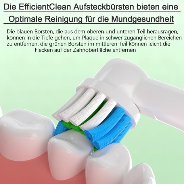 Detalle de Qitizu Aufsteckbürsten Oral-B, 20 Stück