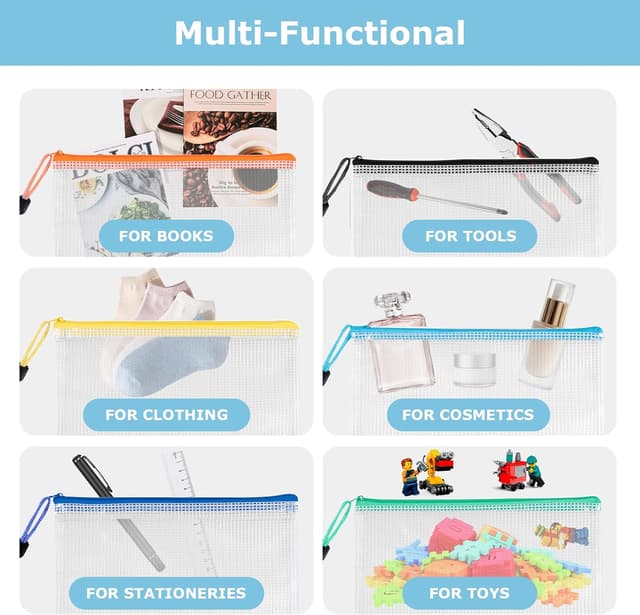 Thumbnail 5 de Carehabi Bolsas A5 con cremallera 24 piezas