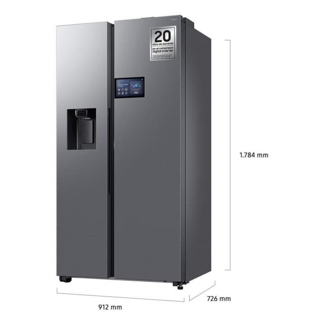 Thumbnail 3 de Samsung Americano AI 178cm 621L Inox con display 9 pulgadas