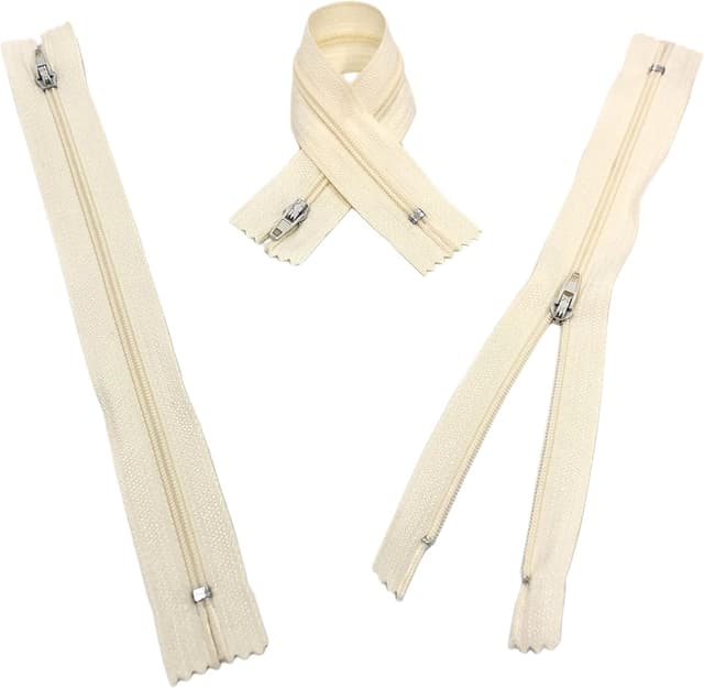 Thumbnail 2 de Cremalleras de Nylon Cerradas n.3 🌈 - 24 Colores Disponibles