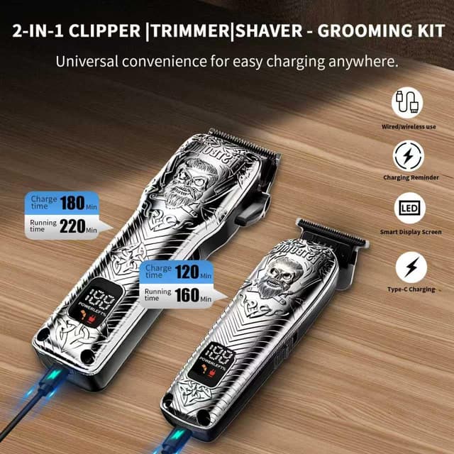 Thumbnail 4 de BESTBOMG kit tagliacapelli senza fili