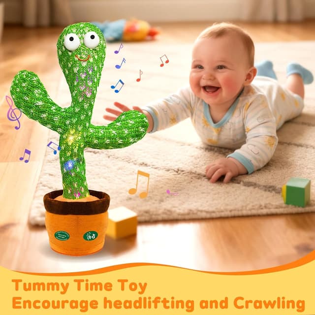 Thumbnail 2 de Interactive Dancing Talking Cactus 6-18 months