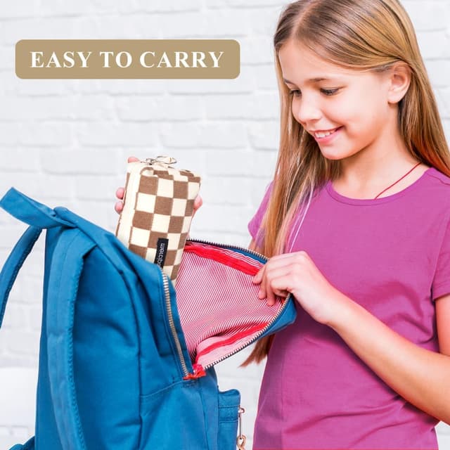 Detalle 1 de OFFCUP Astuccio Portapenne in velluto a coste marrone (19 x 7 x 6 cm)