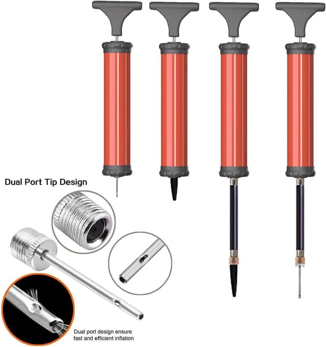 Detalle 2 de DDUO Portable Ball Pump with Needle and Hose
