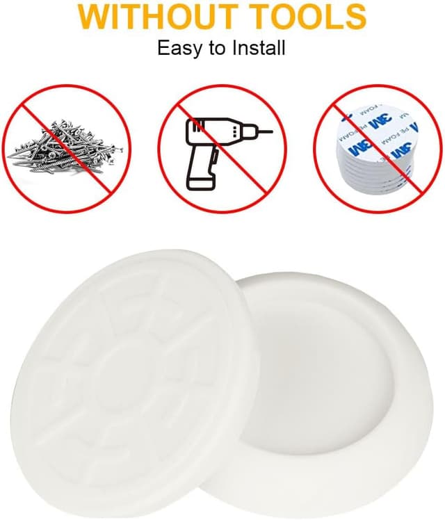 Thumbnail 4 de AOMIG Wandschutz Pads für Treppengitter 4 Stück Elefantenfüße