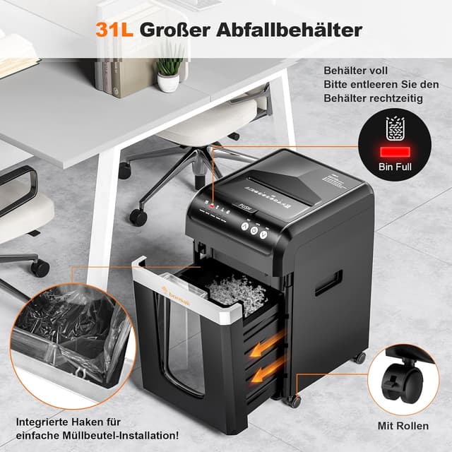 Thumbnail 6 de Bonsaii C283 Aktenvernichter 200 Blatt đź—‘