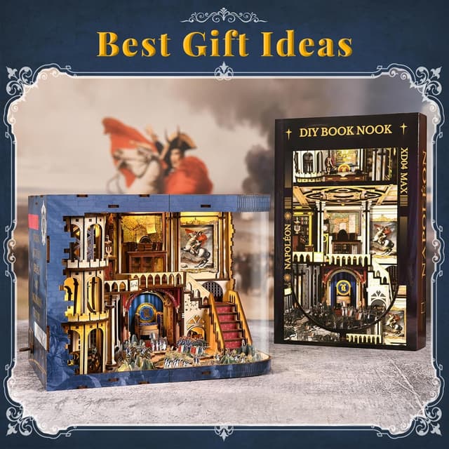 Detalle 2 de MiniCity Book Nook Kit Napoleon 3D