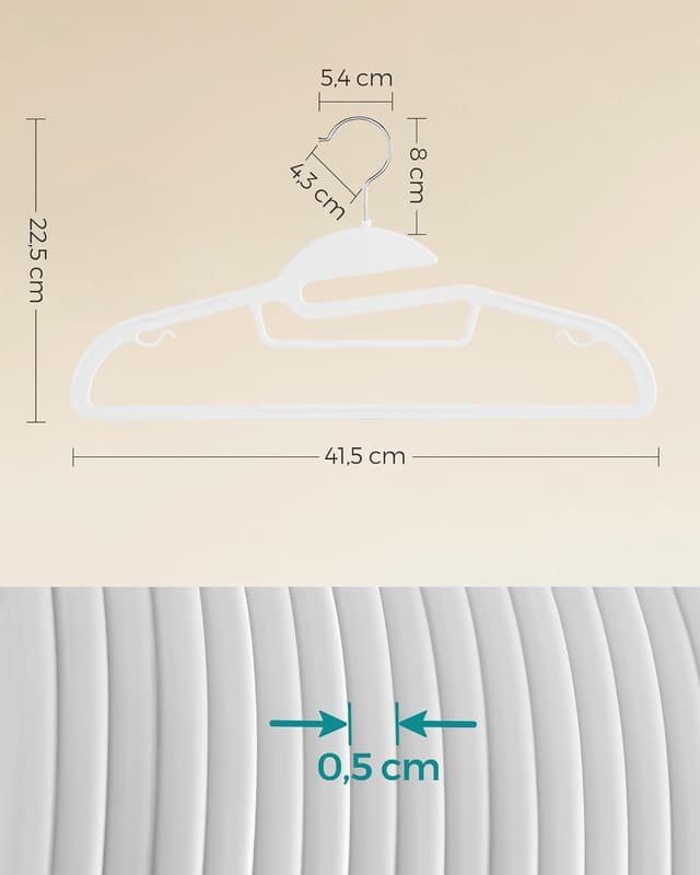 Detalle de Kleiderbügel SONGMICS 20er Set, 41,5 cm
