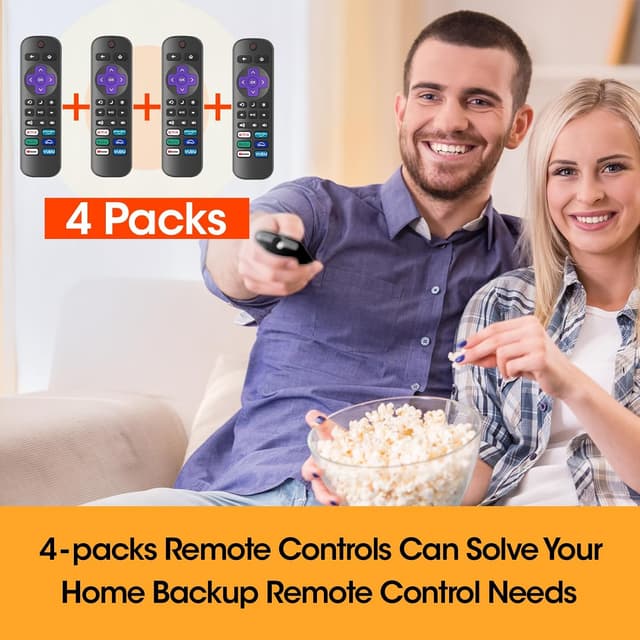 Thumbnail 6 de YesBes 4-Pack Roku TV Remote