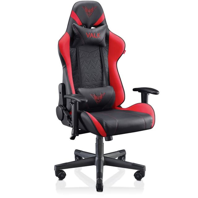 Detalle de VALK Nyx Silla gaming roja/negra