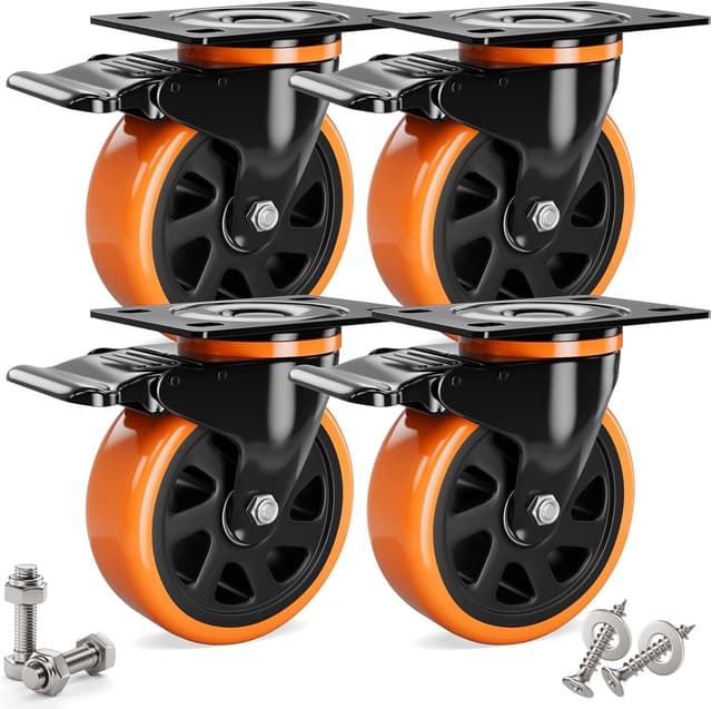 Imagen de Asibaade Schwerlastrollen 100 mm bis 600 kg en OfertitasTOP