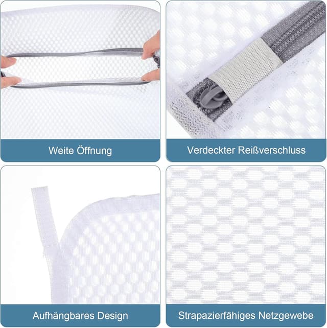 Thumbnail 6 de Dntorx Wäschesäcke mit Wabenstruktur 6er Set