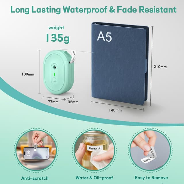 Thumbnail 4 de NADAIIN N12 Label Maker for Home Office