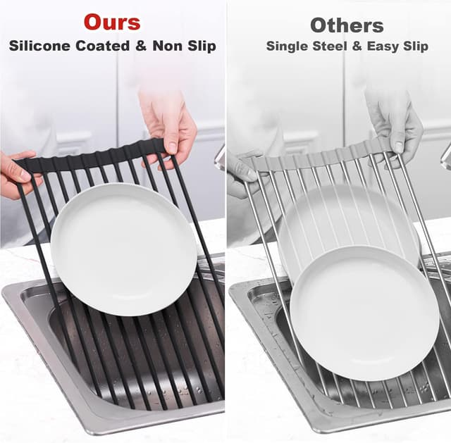 Thumbnail 5 de MERRYBOX Roll Up Dish Rack