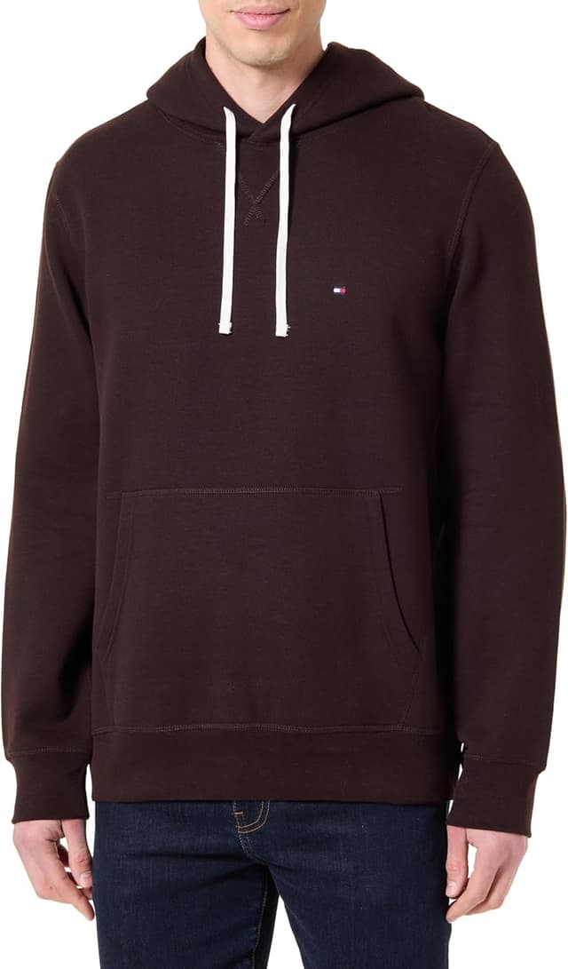 Imagen de Tommy Hilfiger Uomo felpa con cappuccio Seasonal Fleece con tasca a marsupio en OfertitasTOP