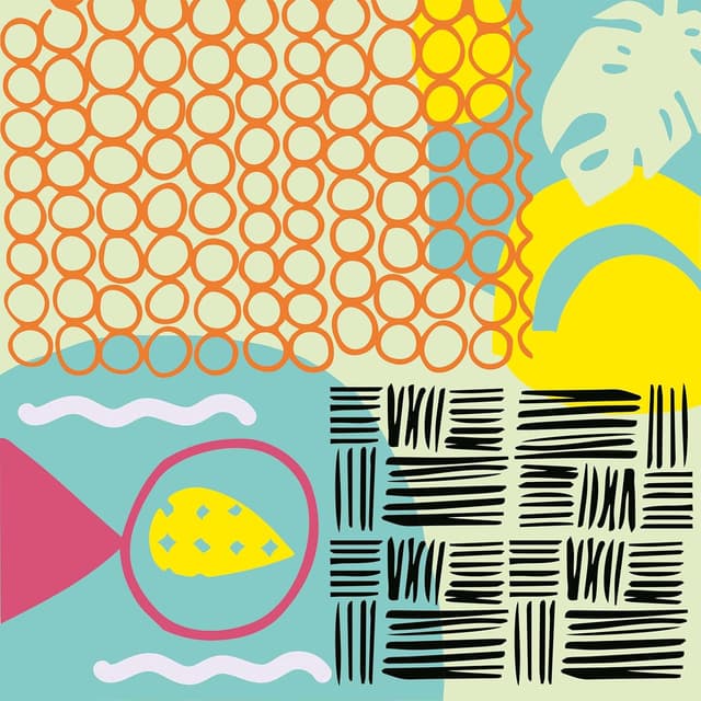 Detalle 2 de Ravensburger CreArt 23639 „Ausgefallene Formen“ – Malen nach Zahlen für Erwachsene als DIY-Set