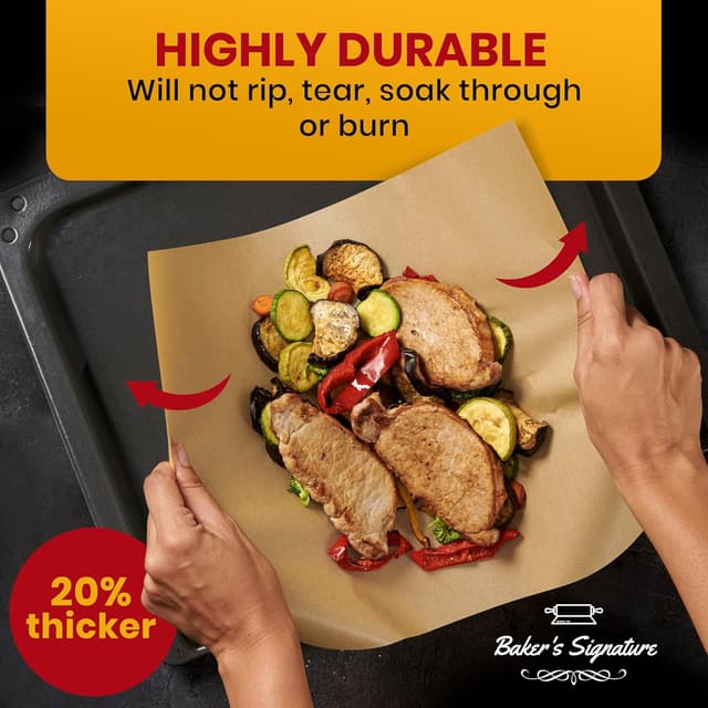 Detalle 2 de Baker’s Signature baking parchment sheets 220 pcs