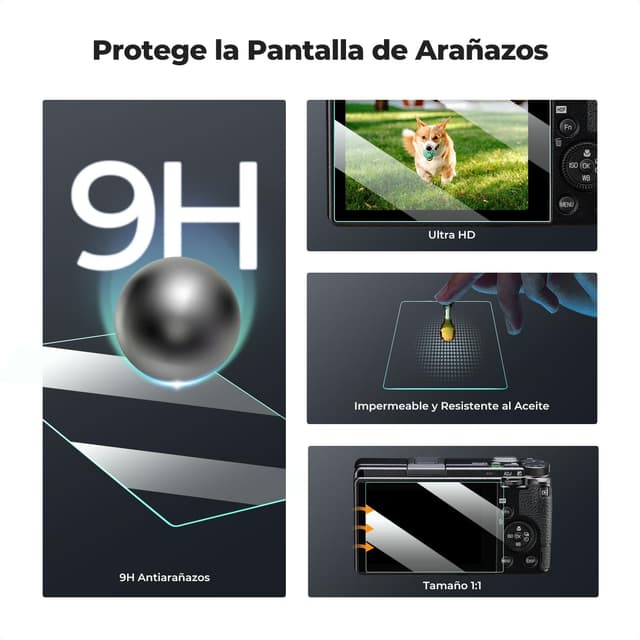 Thumbnail 2 de K&F CONCEPT Protector pantalla Ricoh GR III 0,3 mm