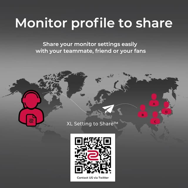 Detalle 2 de BenQ ZOWIE XL2540K monitor gaming eSports da 24" a 240 Hz (1080p, TN) con HDMI 2.0 e DisplayPort