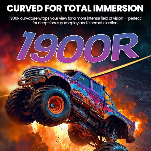 Thumbnail 4 de CRUA 34" Curved Gaming Monitor