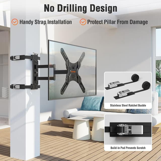 Detalle de ELIVED YD0084 Pillar TV Mount 77 lbs