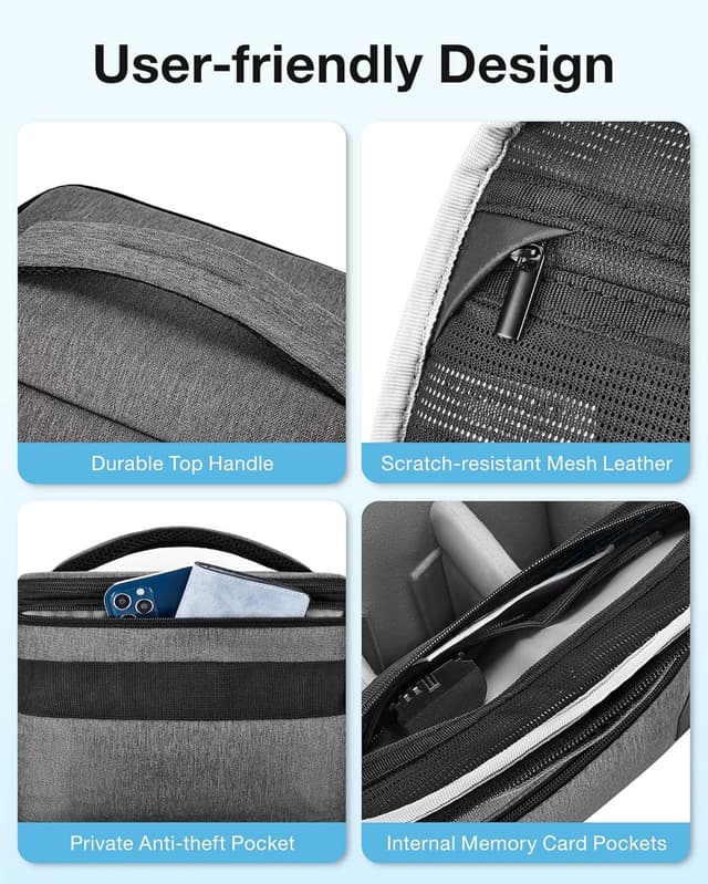 Detalle 1 de bagsmart SLR DSLR Kameratasche Wasserdicht