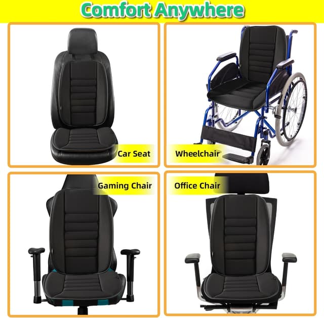 Thumbnail 4 de kingphenix Car Seat Cushion Memory Foam for Lumbar Support