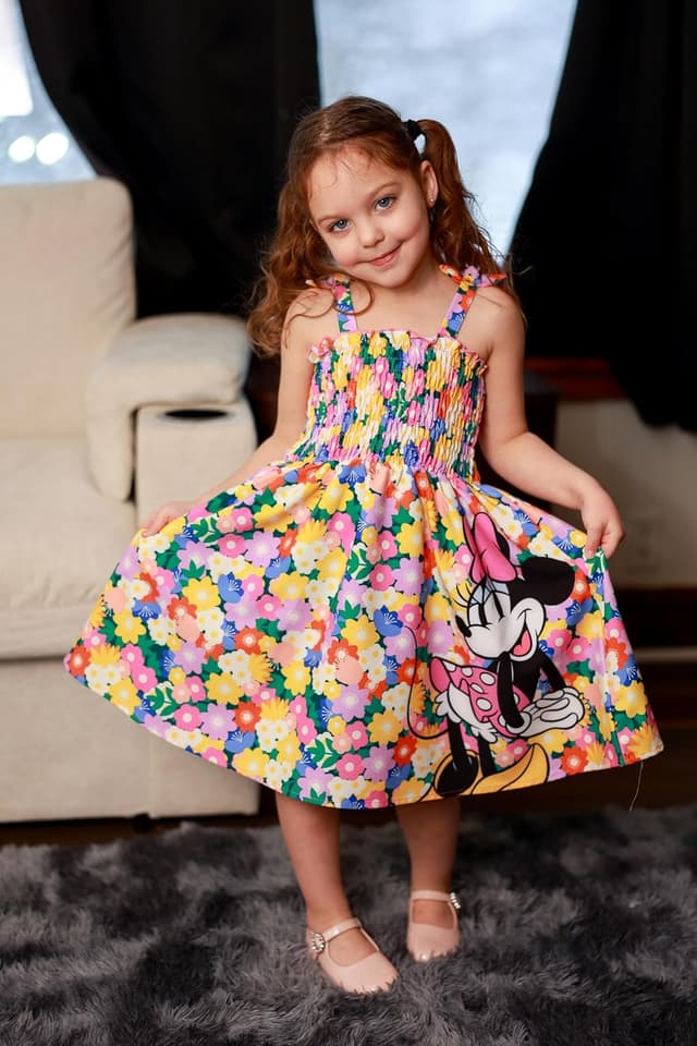 Detalle 2 de Disney Minnie Stitch Toddler Dress for Girls