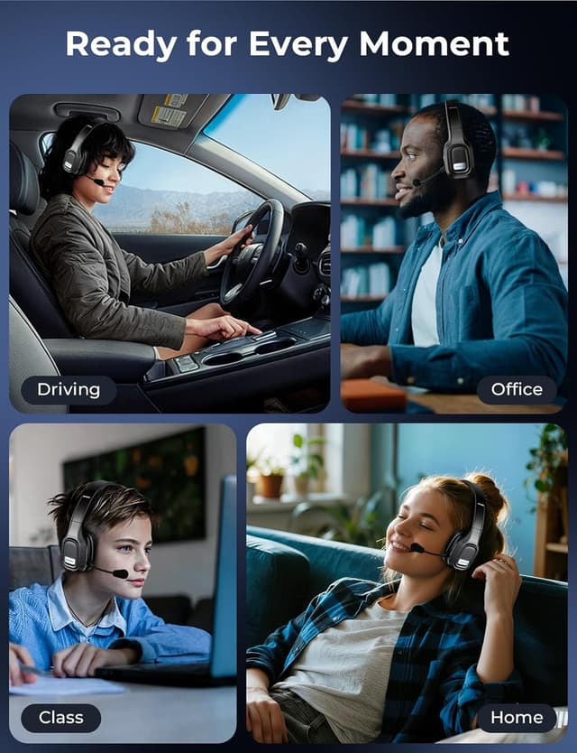 Thumbnail 6 de wyness Bluetooth Headset 60Hrs