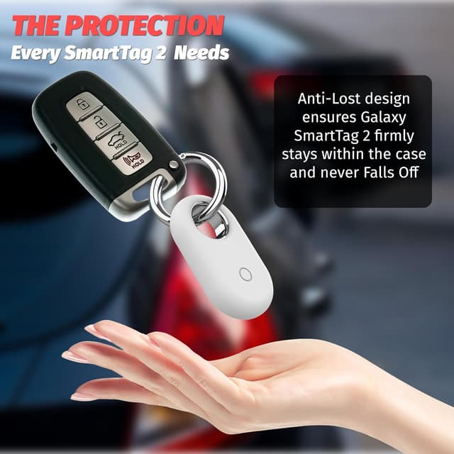 Detalle 2 de Samsung SmartTag 2 Holder Silicone Case, 4-pack