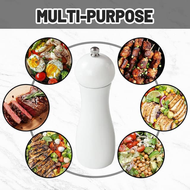 Thumbnail 6 de Premium Salt and Pepper Grinder Set 6.5" 🧂