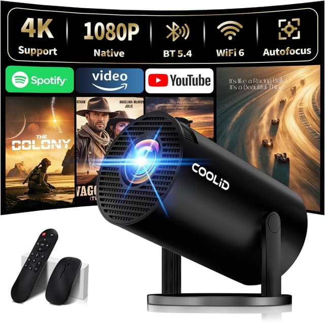Detalle de Coolid C2 Mini 4K Projector Support 1080P