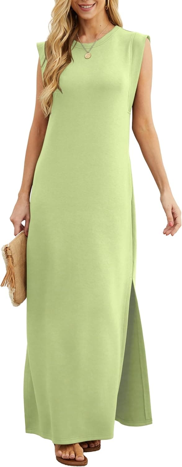 Thumbnail 6 de GRECERELLE women’s summer maxi dress with pockets and side split