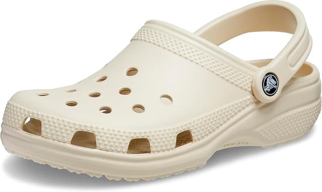 Detalle de Crocs Classic Clogs 🐊 Unisex Zuecos Adulto Bone, 46/47 EU