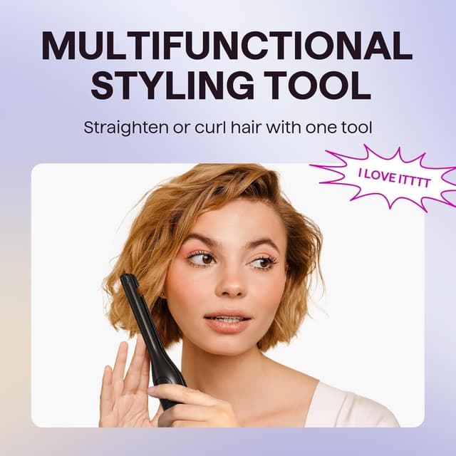 Thumbnail 2 de wavytalk 0.3" Pencil Flat Iron for Short Hair